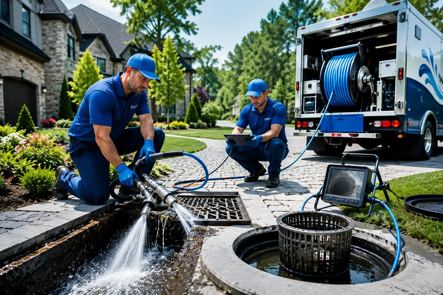 Local outdoor drain cleaning professionals in Sandyville, OH