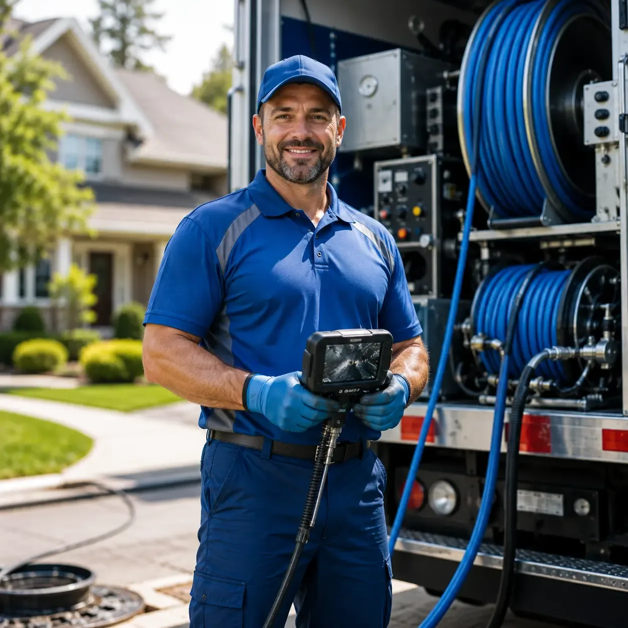 Local outdoor drain cleaning specialists in Sandyville, OH